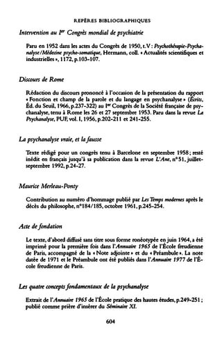 Lacan, jacques - autres ecrits