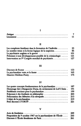 Lacan, jacques - autres ecrits