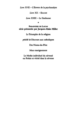 Lacan, jacques - autres ecrits