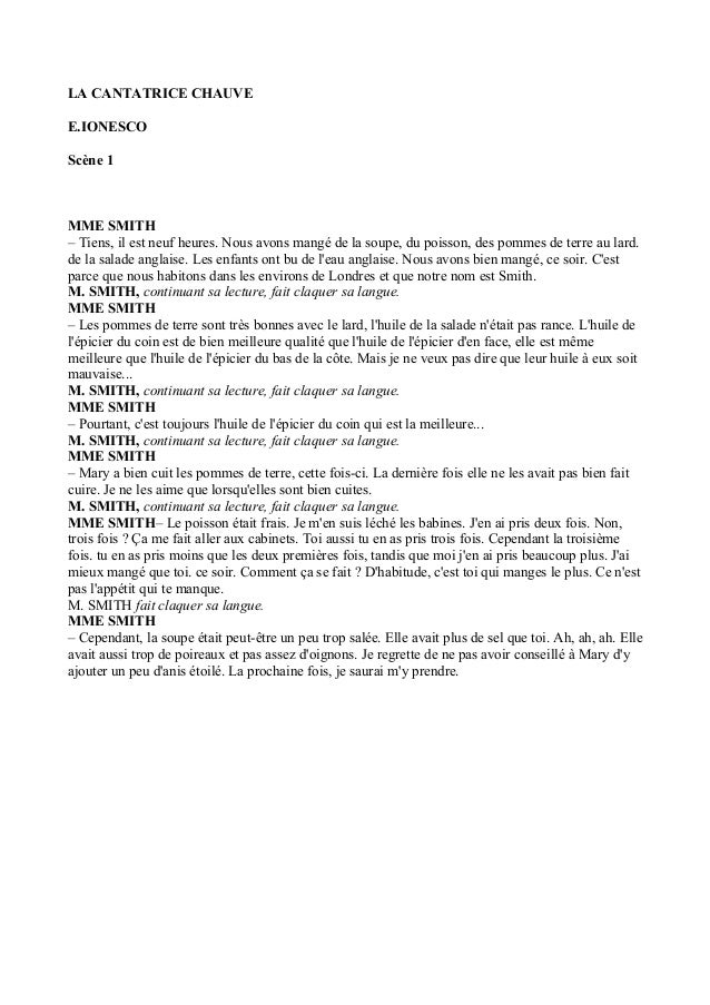 La Cantatrice Chauve Scene 8 Mentaire