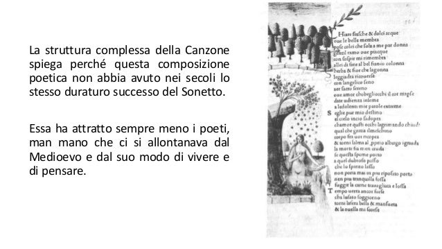 Seconda Parte Della Strofa Nella Canzone Petrarchesca La canzone petrarchesca