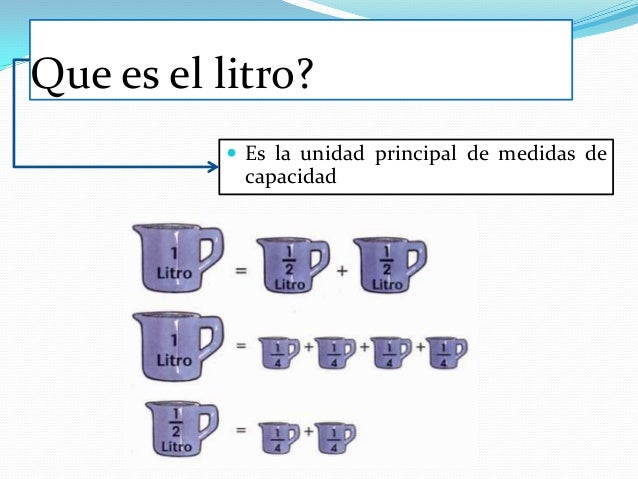 Resultado de imagen de FRACCIONES DE LITRO Y DECIMALES"