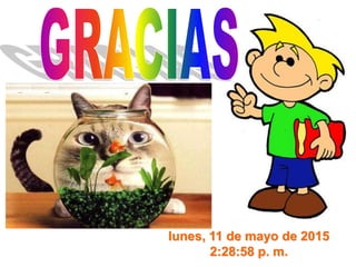 lunes, 11 de mayo de 2015
2:28:58 p. m.
 