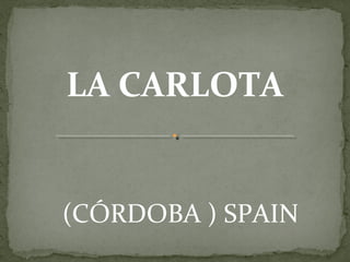 LA CARLOTA
(CÓRDOBA ) SPAIN
 
