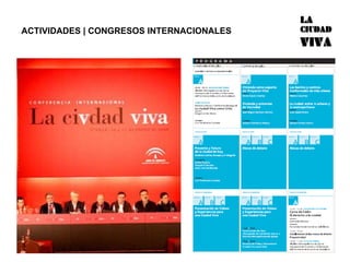 ACTIVIDADES | CONGRESOS INTERNACIONALES 