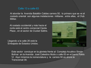 Avenida Esmeralda Pero la carrera 50 o como  quiera que se llame es Culta InteresanteParranderaDeportiva  Personajes inesperados Divertida ¡Actividades ara toda la familia! Ecológica 