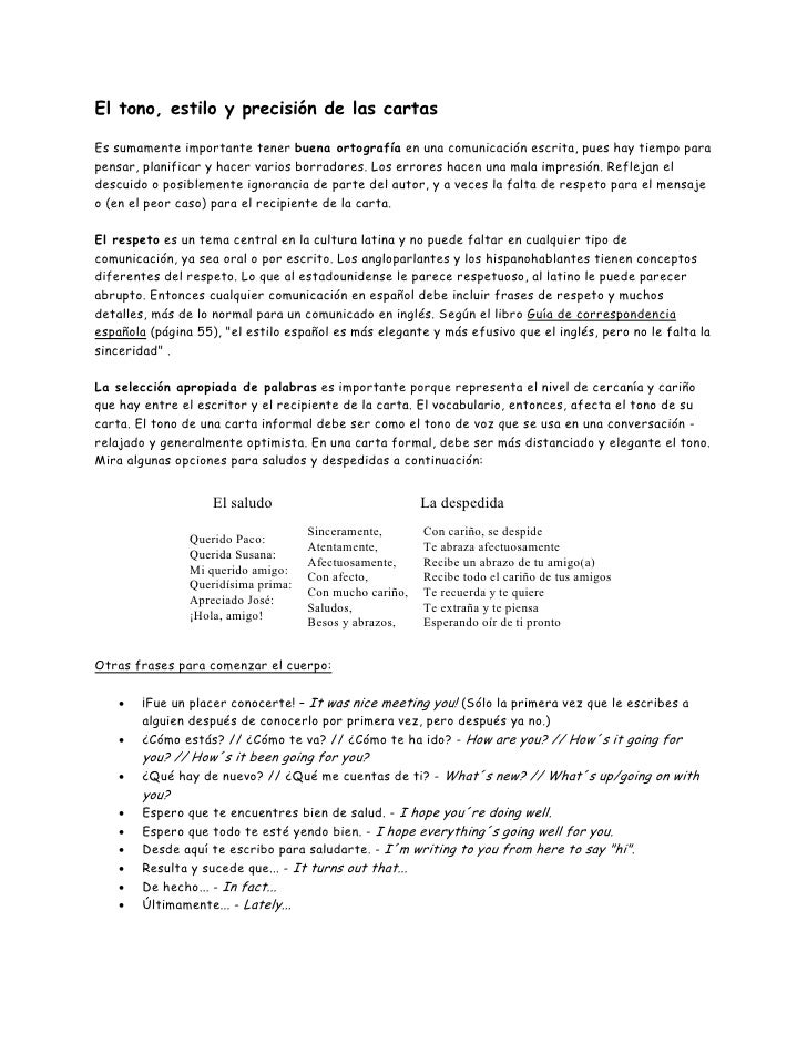 La carta La carta