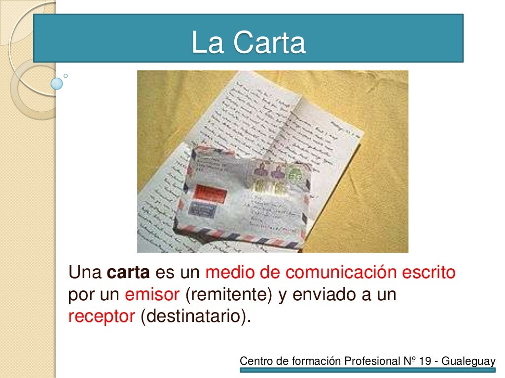 Tipos de Cartas