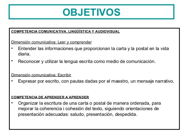 La carta La carta