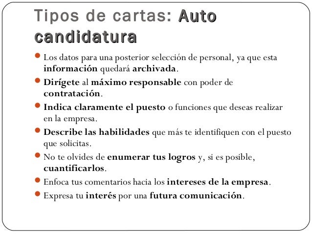 Carta De Candidatura Respuesta A Anuncio Quotes About w