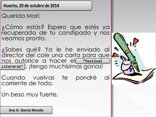 La carta y su estructura