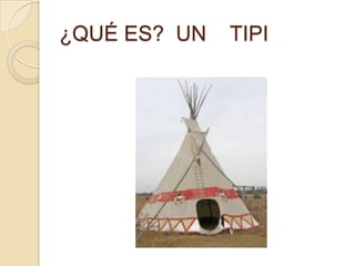 ¿QUÉ ES? UN TIPI