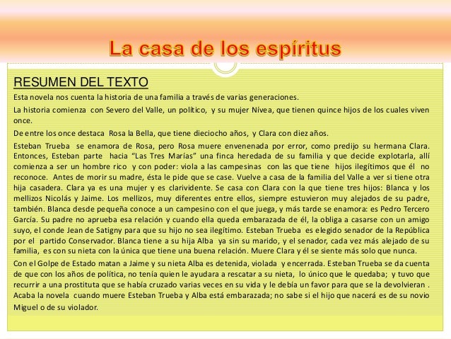 La Casa De Los Espíritus