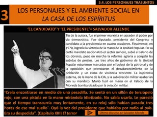 3.4. LOS PERSONAJES TRASUNTOS

         LOS PERSONAJES Y EL AMBIENTE SOCIAL EN
3                LA CASA DE LOS ESPÍRITUS
 ...