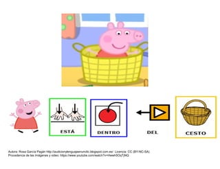 Autora: Rosa García Pagán http://audicionylenguajeenunclic.blogspot.com.es/ Licencia: CC (BY-NC-SA)
Procedencia de las imágenes y video: https://www.youtube.com/watch?v=Hwwh5OqTjNQ
 