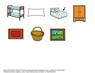 Autora: Rosa García Pagán http://audicionylenguajeenunclic.blogspot.com.es/ Licencia: CC (BY-NC-SA)
Procedencia de las imágenes y video: https://www.youtube.com/watch?v=Hwwh5OqTjNQ
 