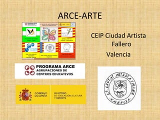 ARCE-ARTE
      CEIP Ciudad Artista
             Fallero
           Valencia
 