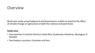 Characteristics of the region
• Diverse ecosystems spanning mountainous areas, plains, and coastal zones
• High and persis...