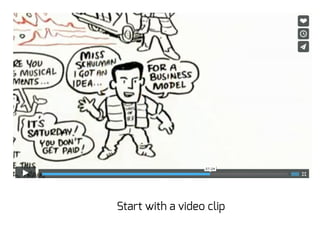 Start with a video clip
 