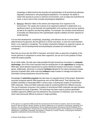 The Human Genome Project: Origins, Impact, and Organism Complexity | DOCX