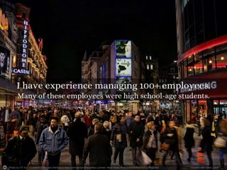 Photo by XT Inc. - Creative Commons Attribution-NonCommercial-ShareAlike License https://www.flickr.com/photos/34372369@N04 Created with Haiku Deck
 