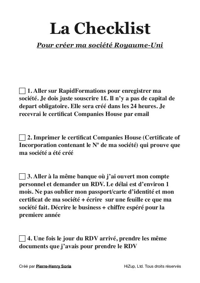 Créer ma Société au RoyaumeUni La