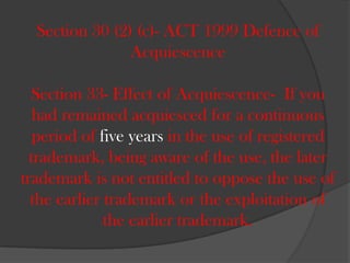  	Laches is the equitable equivalent of statutes of  	limitations. However, unlike statutes of  limitations, laches  	leaves it up to the court to  determine, based on the unique 	facts of the  case,  whether a plaintiff has waited too long to    	seek relief.From when does the period for laches calculated?The period of delay for laches for a Trademark, copyright or patent infringement claim runs only from the time that the plaintiff knew or should have known about an actual or impending infringement.