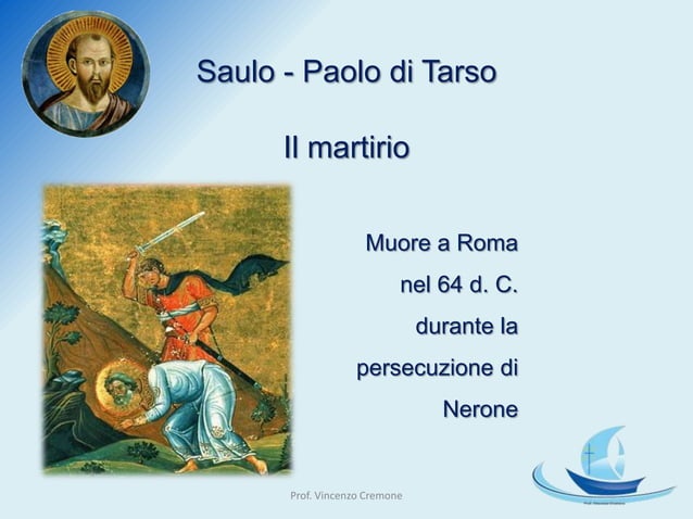 Chi è Paolo Di Tarso La Chiesa in missione. Paolo di Tarso | PPT