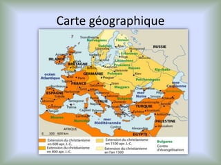 Carte géographique
 