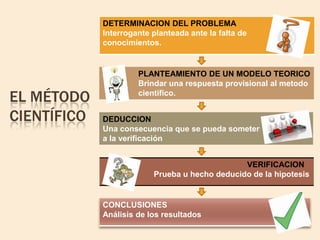 EL MéTODOCIENTíFICO