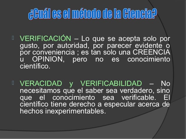 La ciencia su método y su filosofía