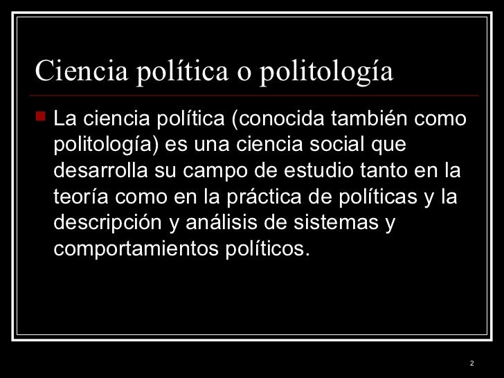Campo De Estudio De La Politica chefli Campo De Estudio De La Politica chefli