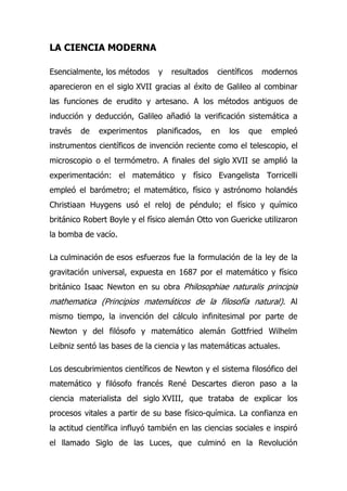 LA CIENCIA Y SU METODO