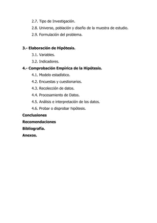 LA CIENCIA Y SU METODO