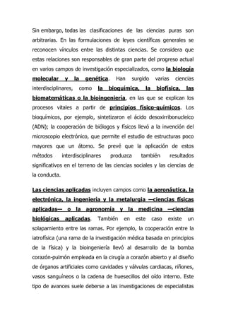 LA CIENCIA Y SU METODO