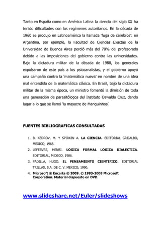 LA CIENCIA Y SU METODO