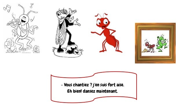 Explication La cigale et la fourmi - Des Bandes Dessinées