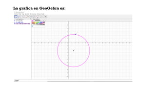 La grafica en GeoGebra es:
 