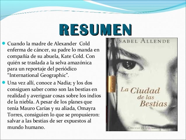 La Ciudad De Las Bestias Resumen Del Libro - Leer un Libro