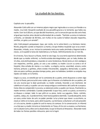 La ciudad de las bestias | DOCX
