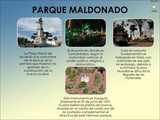 PARQUE MALDONADO
 
