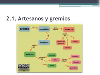 2.1. Artesanos y gremios
 