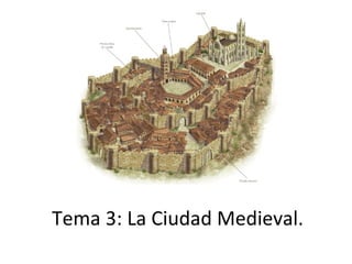 Tema 3: La Ciudad Medieval. 
