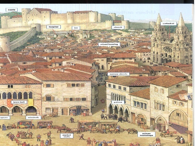 La ciudad medieval / Medieval towns / Late Middle Ages
