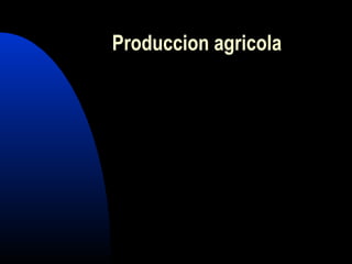 Produccion agricola
 
