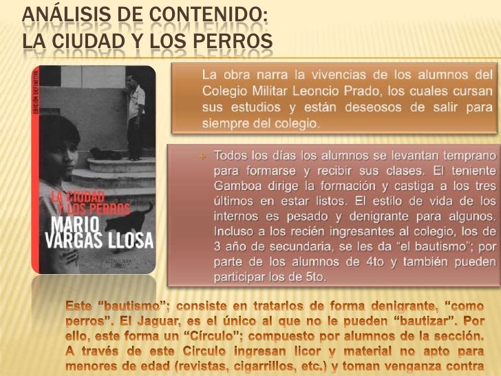 La ciudad y los perros - Mario Vargas Llosa