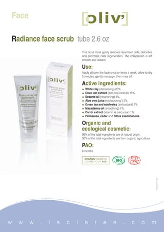 La Claree Product Range