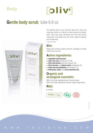 La Claree Product Range