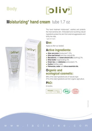 La Claree Product Range