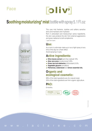 La Claree Product Range